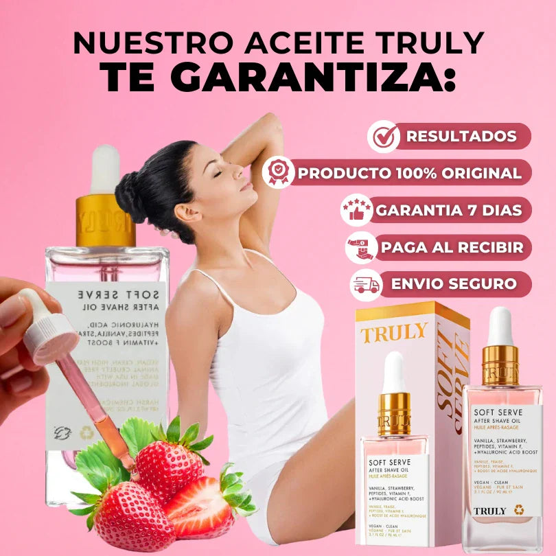 Aceite Corporal Rosas Eternas After Shave Oil Truly | Paga al recibir + Envío Gratis