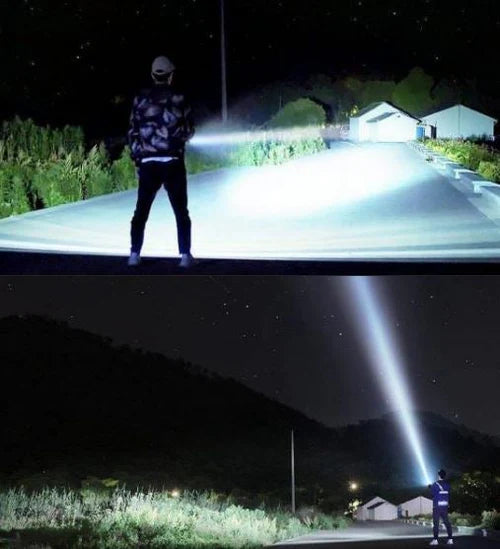 Linterna Táctica Militar | Luz Láser 40x Potencia