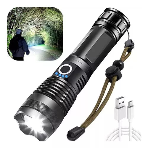 Linterna Táctica Militar | Luz Láser 40x Potencia